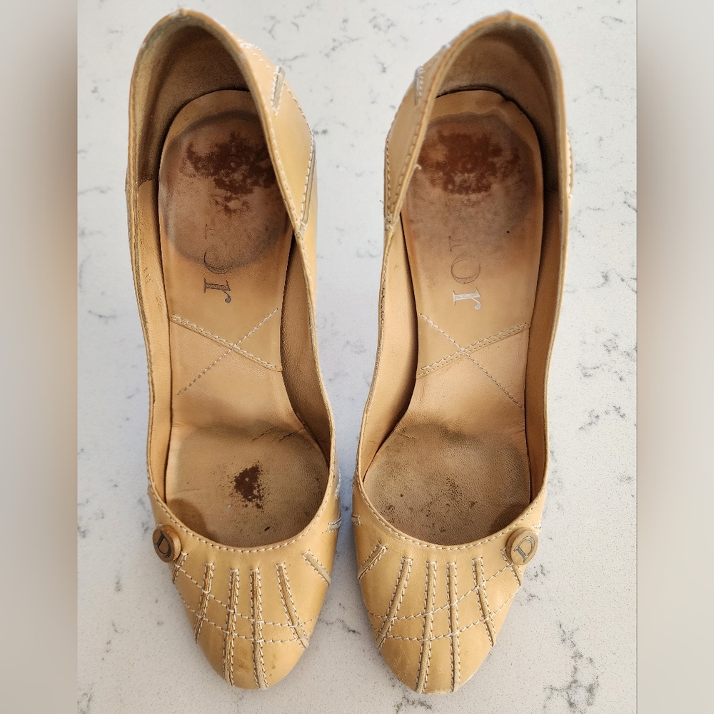 Authentic Dior Beige Heels
